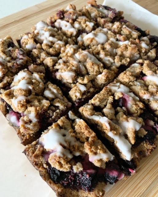 Sunflower Butter & Jelly Cookie Bars - TK Stretching